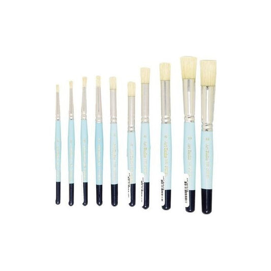 Art Basics 1405R Hog Bristle Stencil Brushes