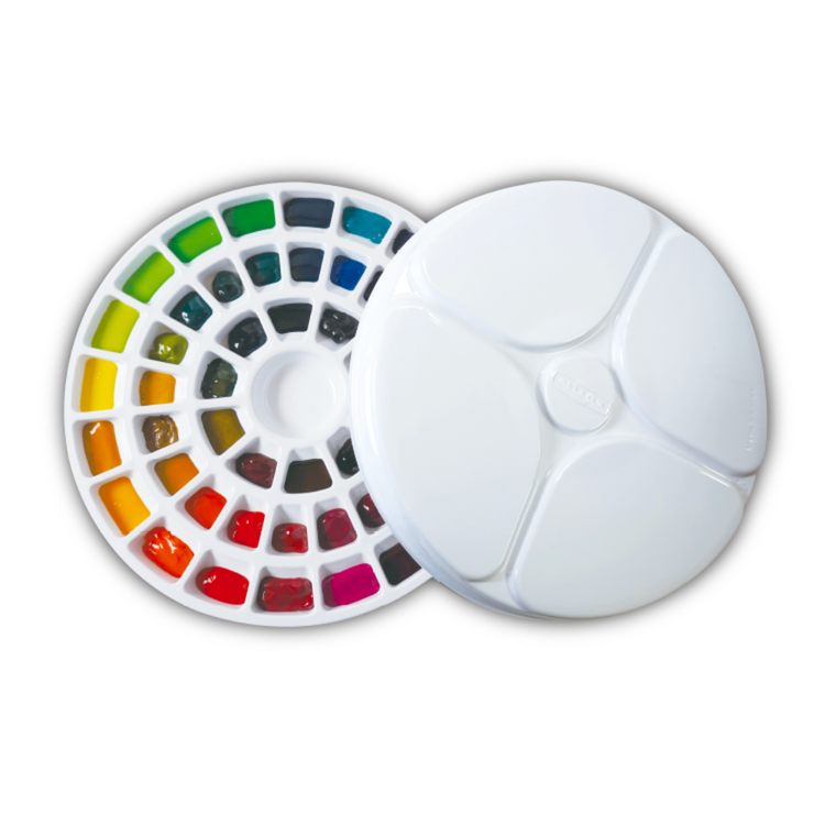 Mijello Colour Wheel Palette 50 wells