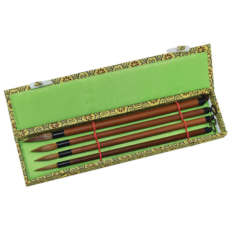 Bamboo brush set of 4