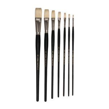 Art Basics 201F Hog Bristle Brush - Flat