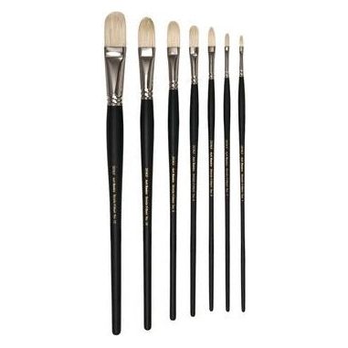 Art Basics 203KF Hog Bristle Brush - Filbert