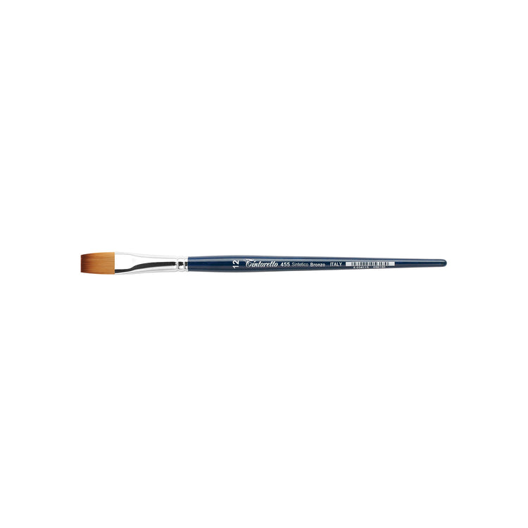 Tintoretto Flat Bronze Synthetic Brush – Series 455