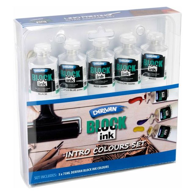 Derivan Block Printing Ink Set