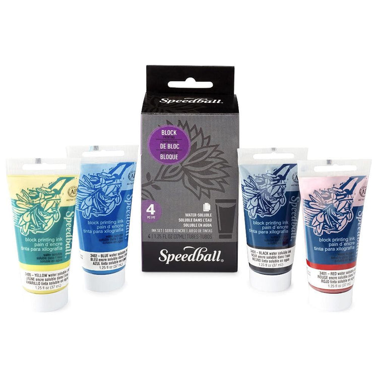 Speedball Block Printing 4 Ink Set