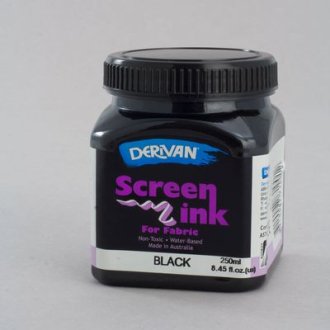 Derivan Fabric Screen Ink 250ml