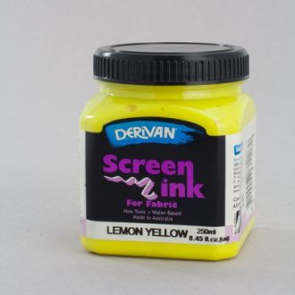 Derivan Fabric Screen Ink 250ml