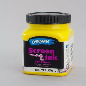 Derivan Fabric Screen Ink 250ml