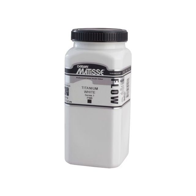 Matisse Acrylic Paint Flow - White 500ml Jar