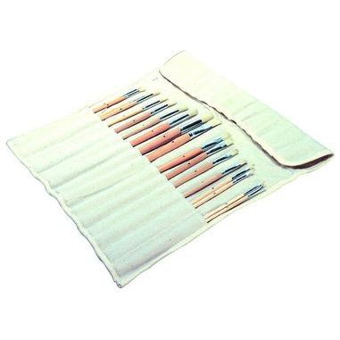 Art Basics Hog Bristle Brush Bundle - Set of 18