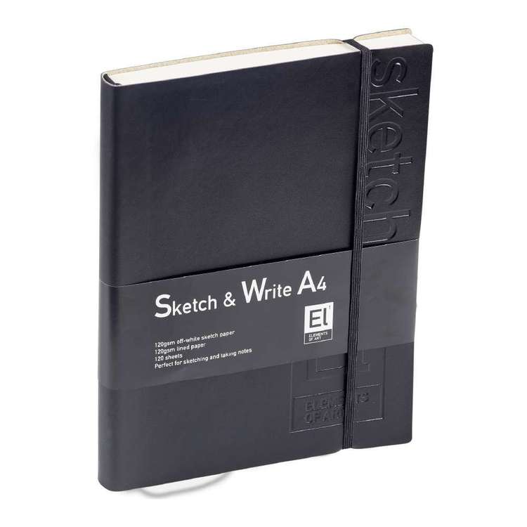 Elements of Art Sketch and Write Book - A6 / A5 / A4