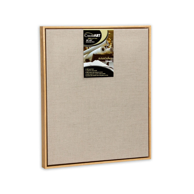 Hardwood Float Frames - Raw Blond - 45mm Deep