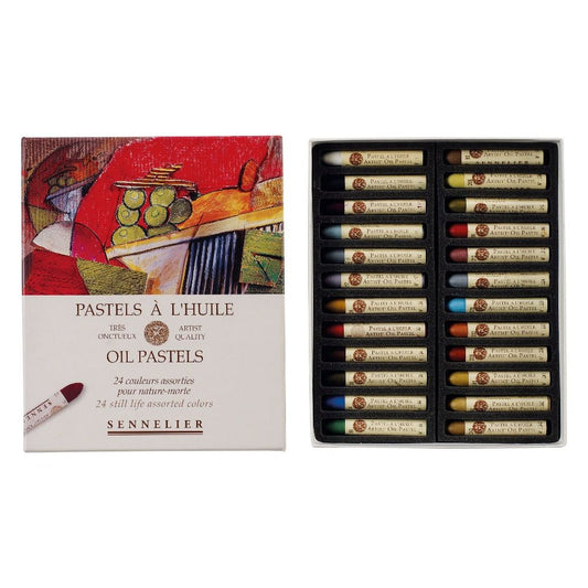 Sennelier Oil Pastel Sets - 12 & 24 Colours