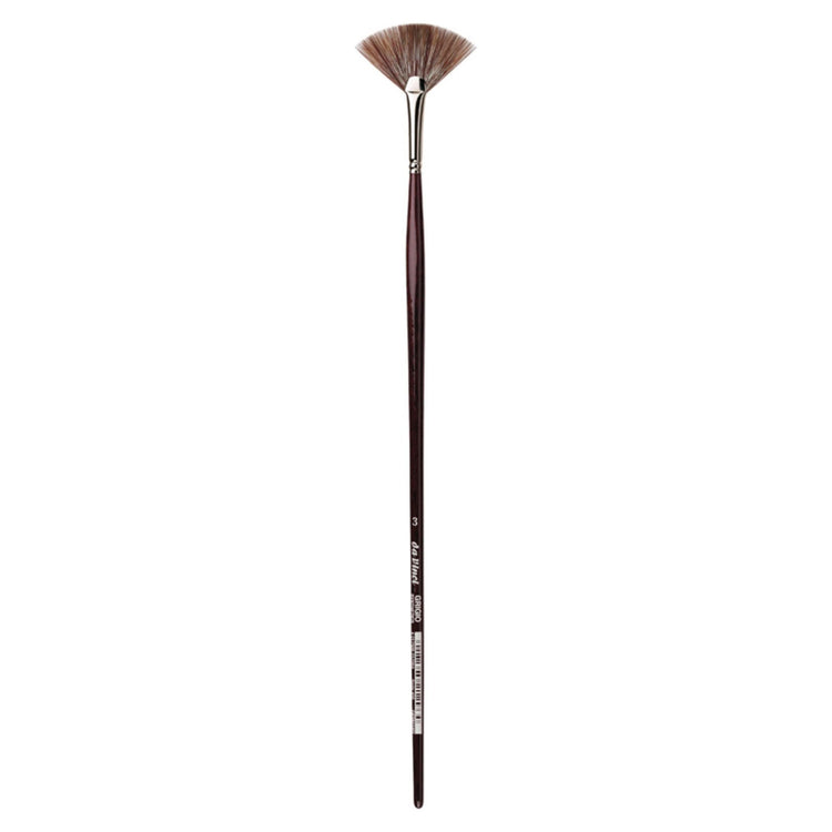 Da Vinci Grigio Synthetic Fan Brush - Series 495 No. 3