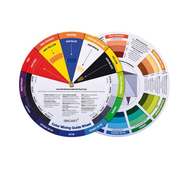 Sinoart 13cm Diameter Mini Colour Wheel