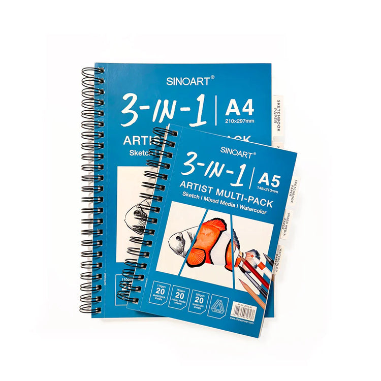 SinoArt 3-in-1 Art Journal