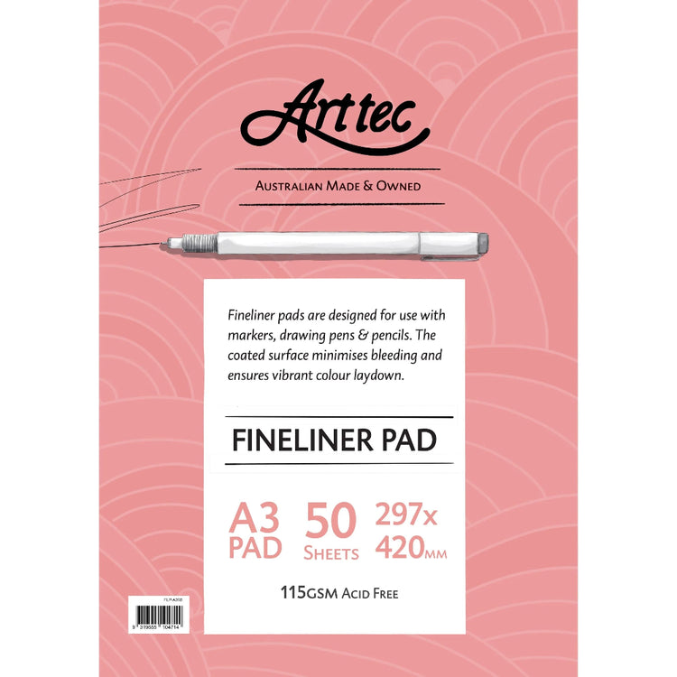 Arttec Fineliner Pad - 115gsm