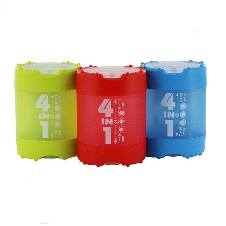 KUM 4-in-1 Four Hole Plastic Pencil Sharpener