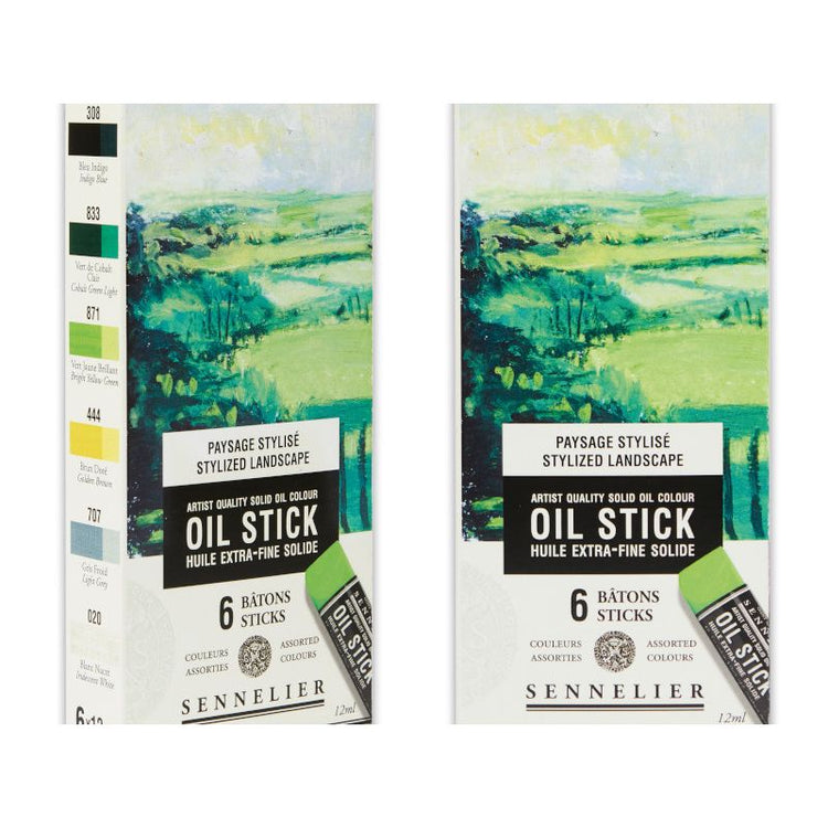 Sennelier Set of 6 Mini Artist Oil Sticks