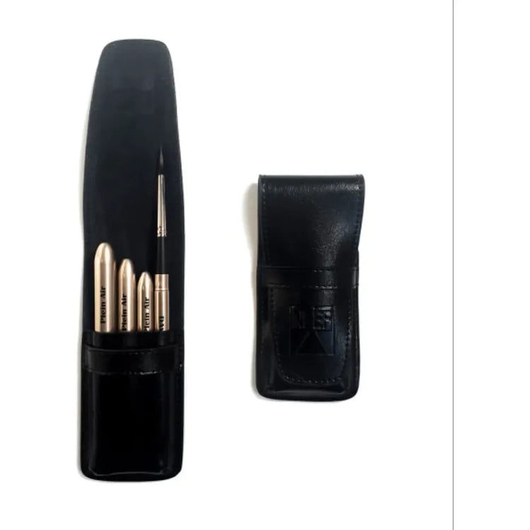 Neef Leather Pocket Brush Pouch Black