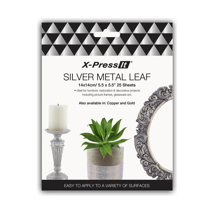 Metal Leaf Gold / Silver / Copper 140 x 140mm 25 sheets