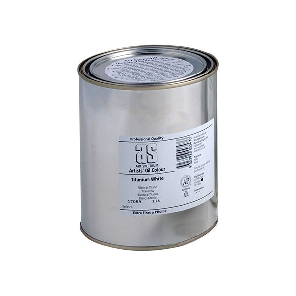 Art Spectrum Oil Paint 1 Litre - Titanium White