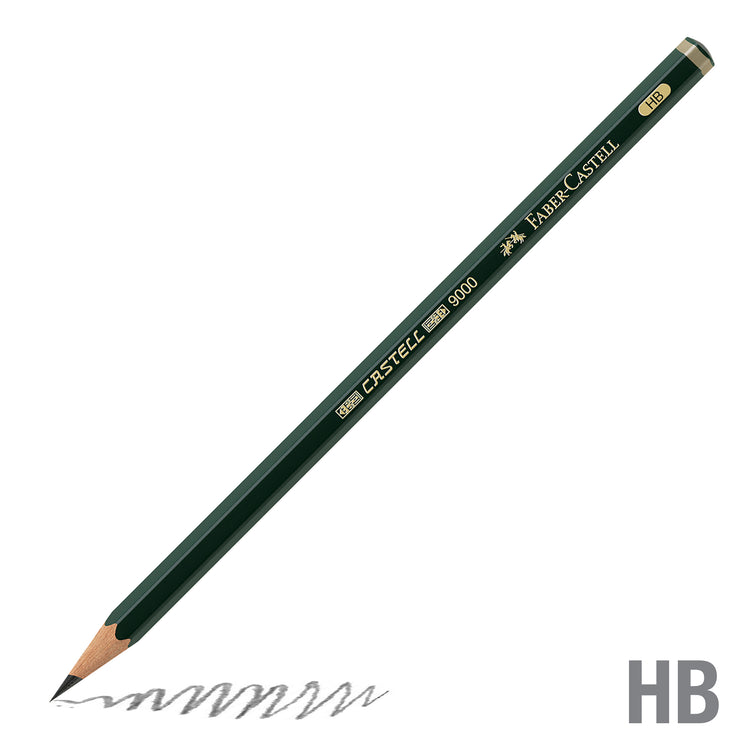 Faber-Castell 9000 Graphite Pencils - Sold individually