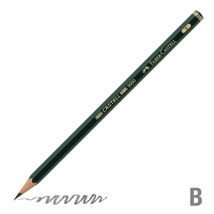 Faber-Castell 9000 Graphite Pencils - Sold individually