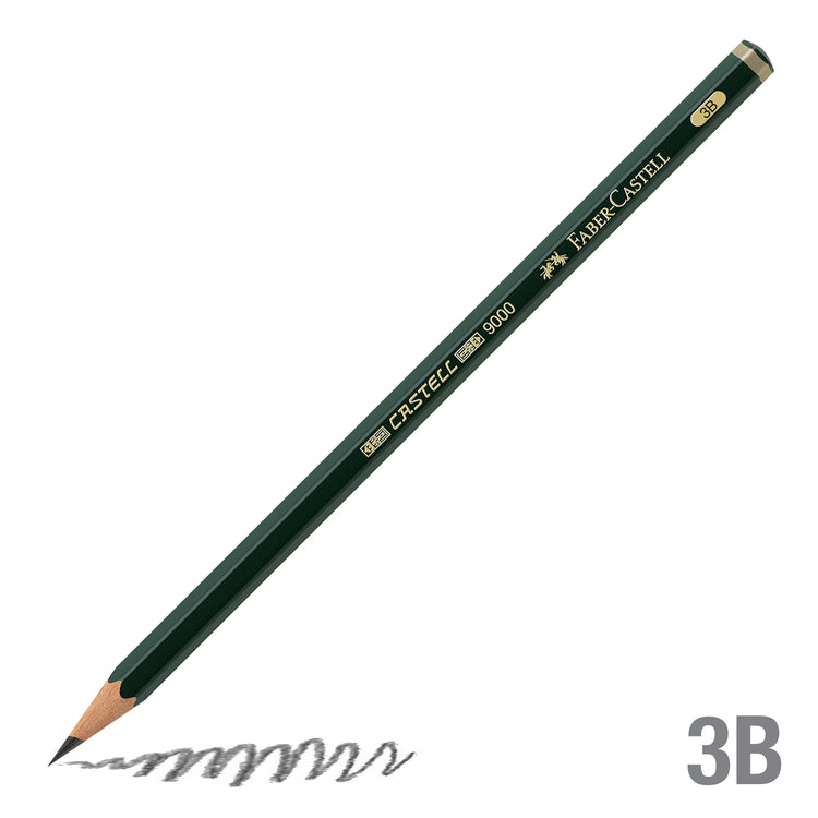 Faber-Castell 9000 Graphite Pencils - Sold individually