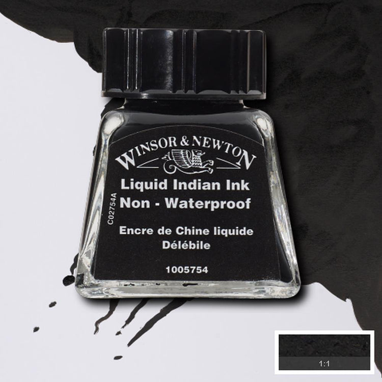 Indian Ink Winsor & Newton Non-Waterproof