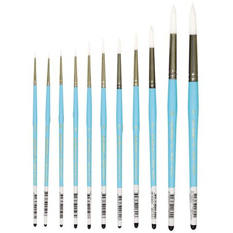 Art Basics 121 Taklon Round Brushes