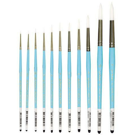 Art Basics 121 Taklon Round Brushes