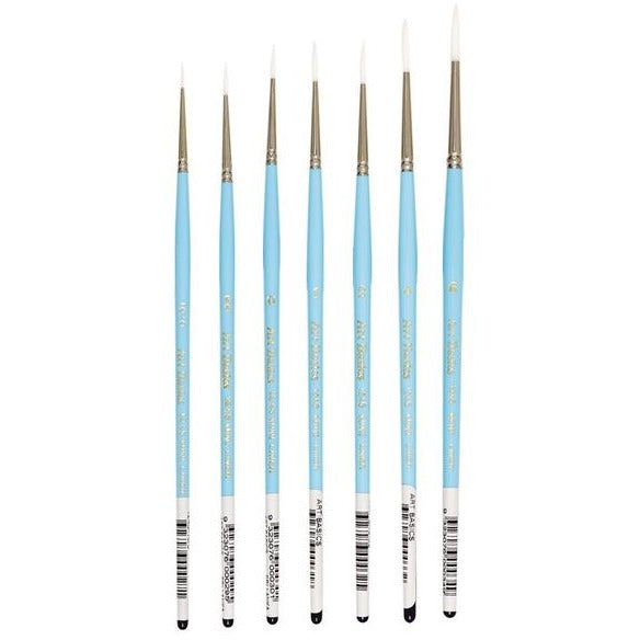 Art Basics 124S Taklon Mini Liner Brushes