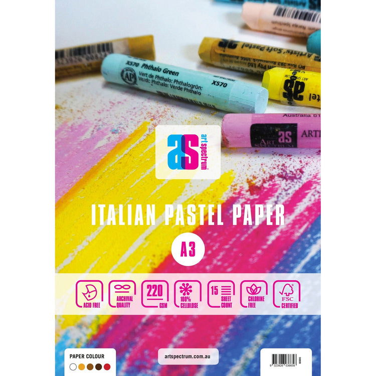 Art Spectrum Italian Pastel Paper Pad 220gsm - Australian Colours