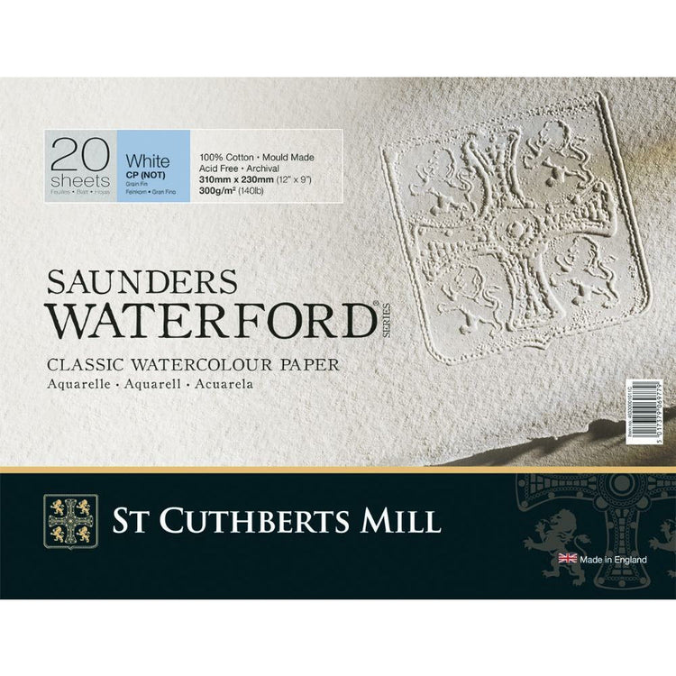 Saunders Waterford Watercolour Paper 638gsm 56 x 76cm - Single Sheets