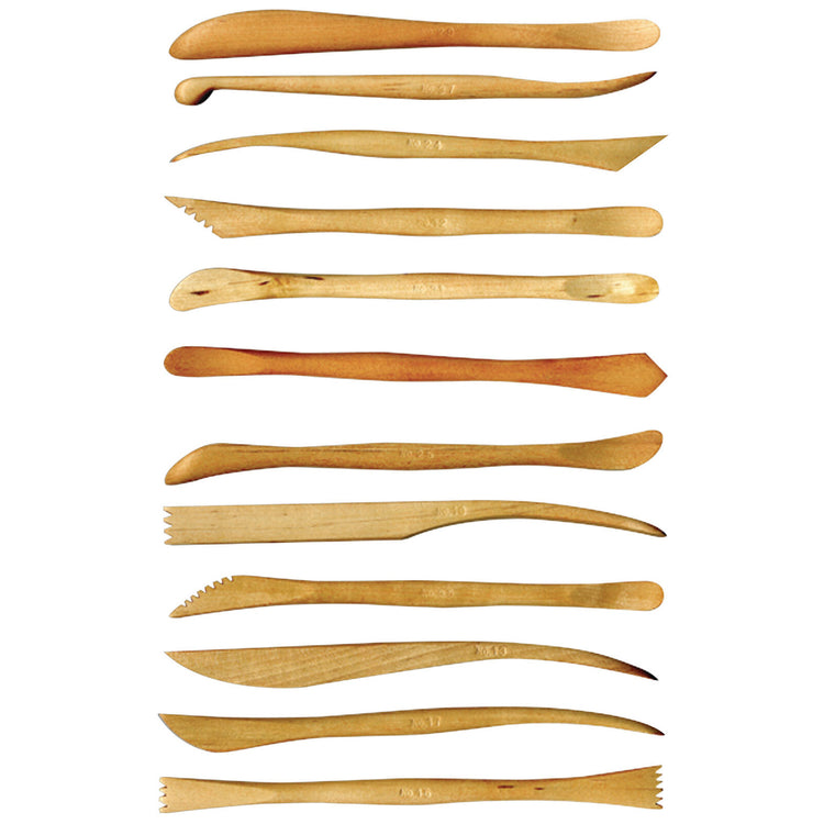 Boxwood Clay Model Tool Set - Set of 12