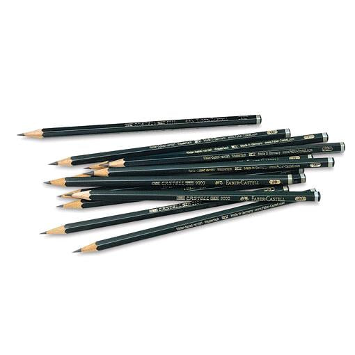 Faber-Castell 9000 Graphite Pencils - Sold individually