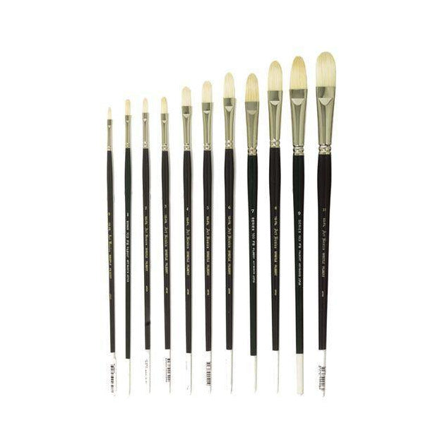 Art Basics 103 Filbert Hog Bristle Brushes