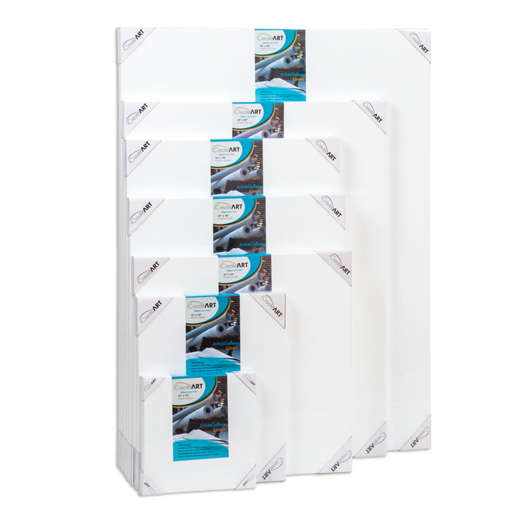 CreateART Artist Gallery Canvas Primed Linen 35mm 500gsm CAL - Full Carton