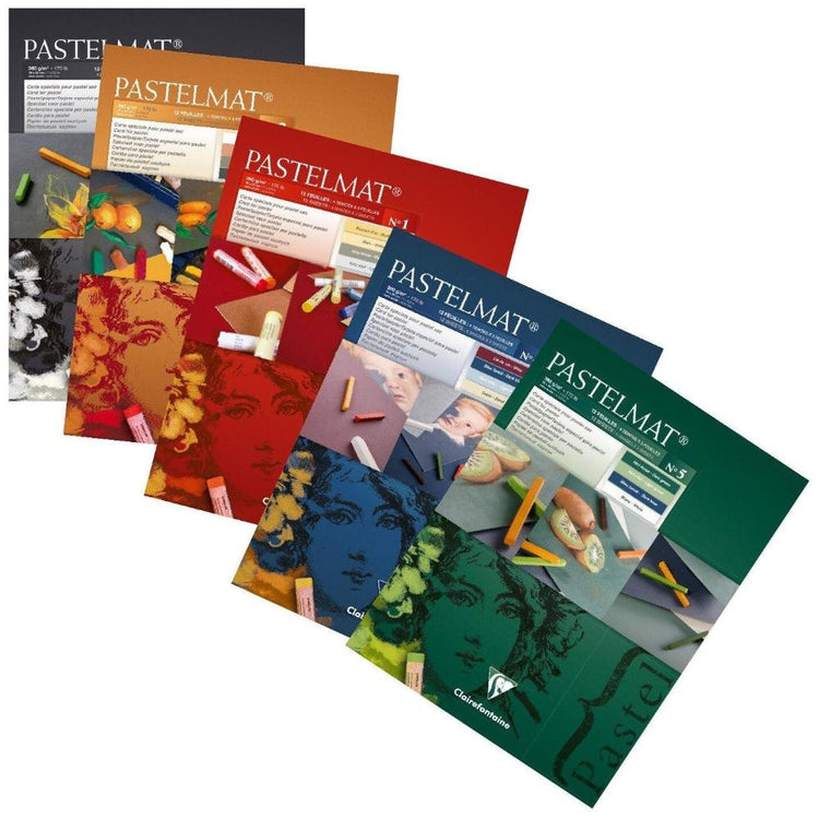 Clairefontaine Pastelmat Paper Pad 12 sheets 360gsm