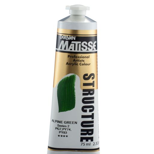 Matisse Acrylic Paint Structure - 75ml Tubes - A to M