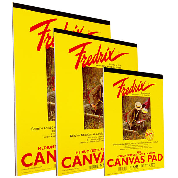 Fredrix Canvas Pad 10 Sheets
