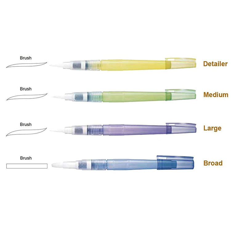 Zig Watercolour Aqua - 4 Piece Assorted Set