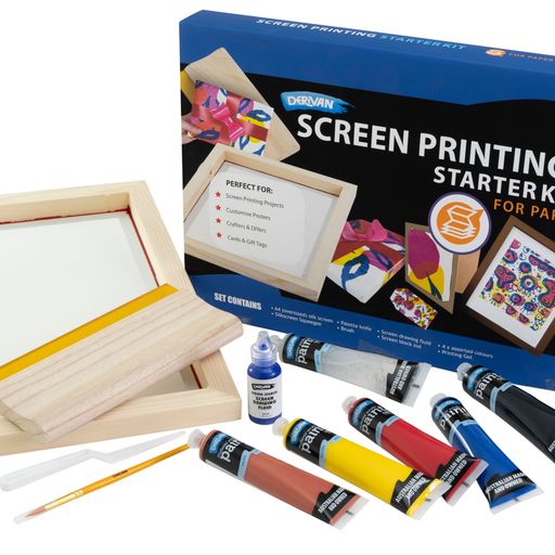 Derivan Silk Screen Set for Paper