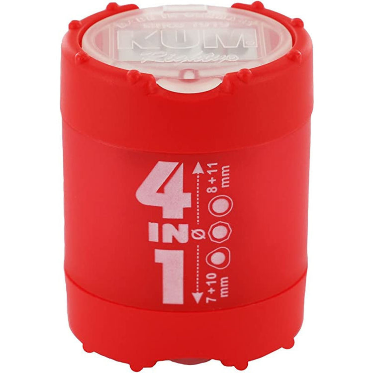 KUM 4-in-1 Four Hole Plastic Pencil Sharpener