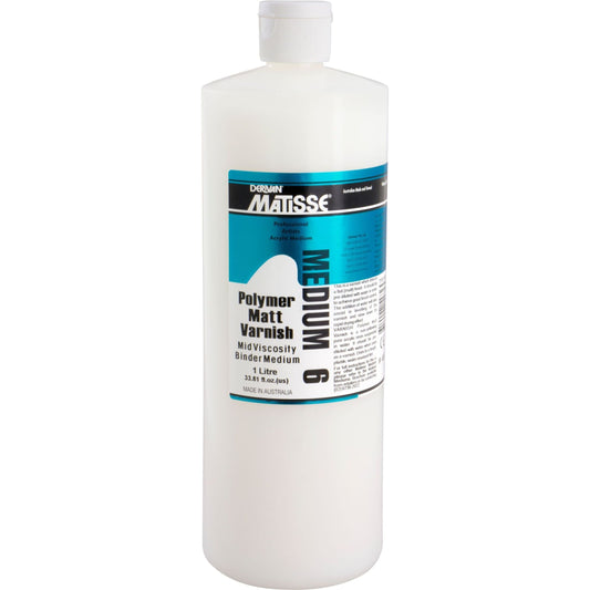 Matisse Polymer Varnish MM6 - Matt 250ml / 1 litre