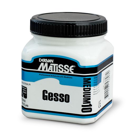 Matisse Gesso Primer White MM10 - 250ml / 500ml / 1ltr