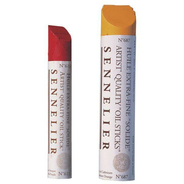 Sennelier Oil Sticks – Lot De 12 Mini Pastels à L'Huile Paysage Et Estompe, Qualité Artiste
