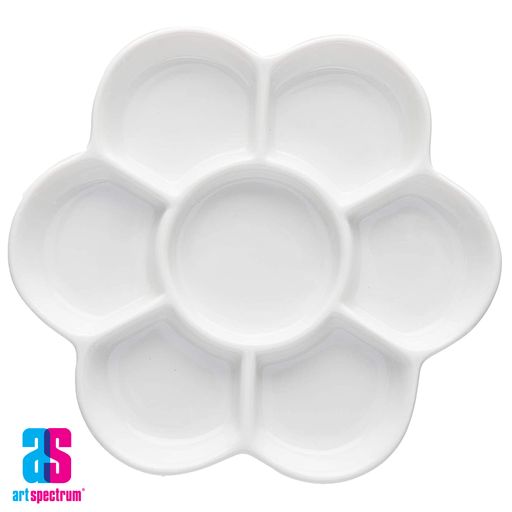 Art Spectrum Glazed Porcelain Flower Palette