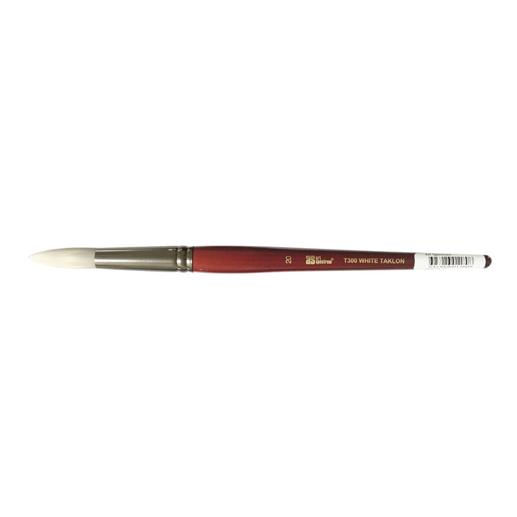 Art Spectrum 300 White Taklon Brushes - Round