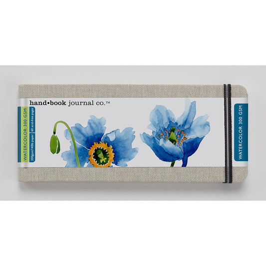 Travelogue Linen Covered Watercolour Journal - 300gsm